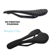 Carbon 3D Printed Saddle Superlight 170g 7*9 Bike Seating Triathlon Road MTB Mountain Gravel 240mm ×140MM Cycling Saddle