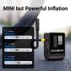 COOSPO Mini Electric Air Pump Portable Digital Inflator 120PSI 500mAh MTB Road Bike Accessories for Bike Schrader Presta Tires