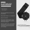360 Degree Rotation Mobile Phone Holder Wearable Wristband Phone Case Adjustable Phone Wrist Bag Removable for Running Cycling