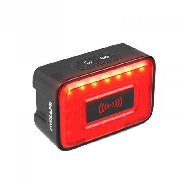 CYCLAMi Bicycle Radar Taillight Intelligent Sensing Warning Safety Light High Sensitivity and Brightness Red Light 24GHz IPX6