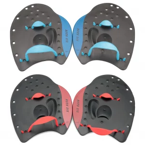 1 Pair Swim Paddles Hand Professional Swimming Paddles Girdles Correction Hand Fins Flippers Finger Webbed Gloves