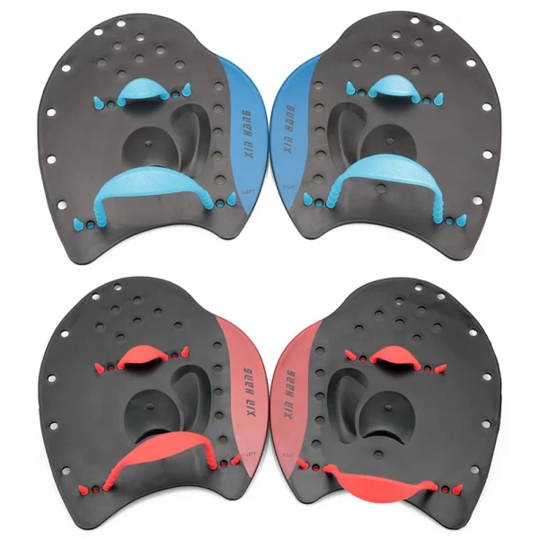1 Pair Swim Paddles Hand Professional Swimming Paddles Girdles Correction Hand Fins Flippers Finger Webbed Gloves
