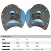1 Pair Swim Paddles Hand Professional Swimming Paddles Girdles Correction Hand Fins Flippers Finger Webbed Gloves