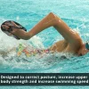 1pair Adult Hand Pu Men's and Women's Swimming Training Silicone Hand Web Protectors Adjustable Freestyle Hand Pu