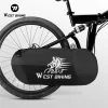 WEST BIKING Bicycle Sprocket Cover MTB Road Bike Crankset Protection Cover Waterproof Reflective Chain Cover Bike Accessories