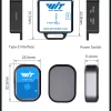 WitMotion WT901BLECL MPU9250 IMU BLE 5.0 Accelerometer Inclinometer, 3 Axis Acce+Gyroscope+Magnetometer BLE 50m for IOS/Android