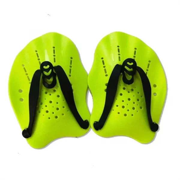 1pair Adult Hand Pu Men's and Women's Swimming Training Silicone Hand Web Protectors Adjustable Freestyle Hand Pu