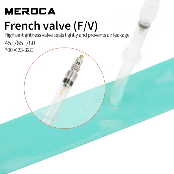 MEROCA Road Bike TPU Inner Tube 700x23-32C FV 45L/65L/80L Ultra-light Road Bicycle Inner Tube