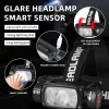 Headlamp USB Powerful LED Rechargeable 3 Modes Induction Headlight By 18650 Battery XHP50 Flashlight for Night Outdoors Camping