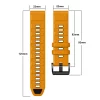 QuickFit 26mm 22mm Fenix8 Band For Garmin Fenix E 8 7 7X 6 6X 5 5X/Epix Pro 47mm 51mm/Enduro 3 Two-Tone Silicone Strap Bracelet